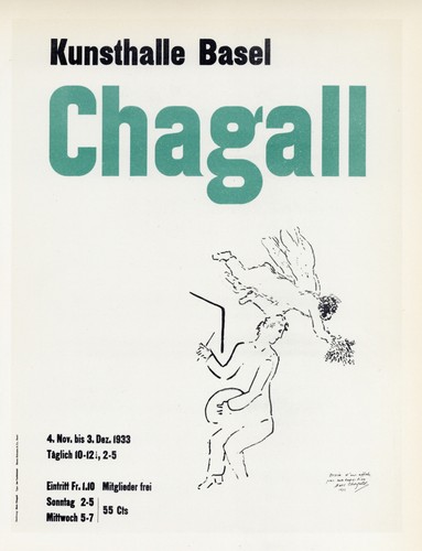 Marc chagall lithograph - chagall, poster