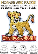 patch Simba the lion king toppa termoadesiva il re leone iron on Disney regno di