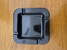 Posacenere Neolt nero design vintage space age 14 X 14 cm con scatola originale