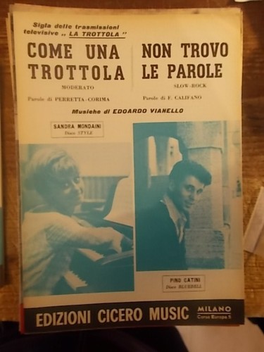 Spartito mondaini come una - "come,