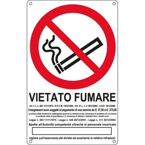 Cartello divieto vietato - di,