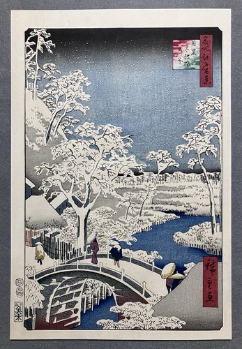 Stampa xilografia hiroshige - xilografia,