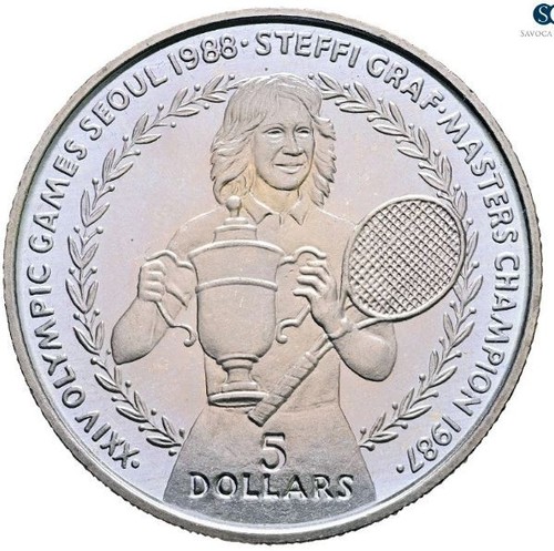 Moneta niue dollari 1988 - moneta, 5