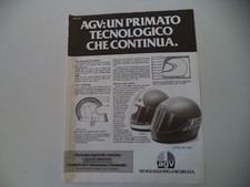 advertising Pubblicità 1980 CASCO HELMET AGV CX 2000/X-3000 S