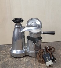 Caffettiera Vintage "VESUVIANA " In Alluminio Misura Grande Completa Di Bricco.