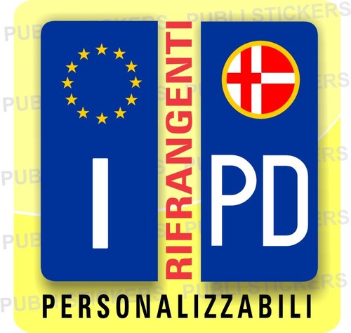 Adesivi blu rifrangente - adesivi,