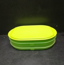 *Set 3 Pezzi Tupperware 5102 Frigo Impilabile Custode Salumi Carne Formaggio Salumi