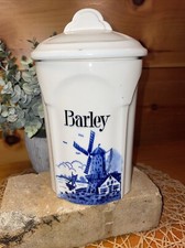 Bidone orzo coperchio mulino a