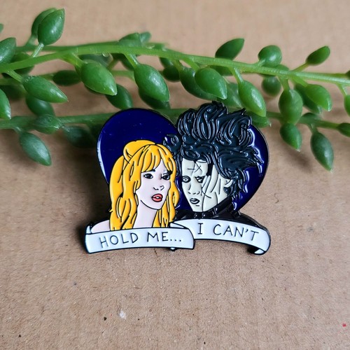 Edward scissorhands enamel pin - scissorhands,