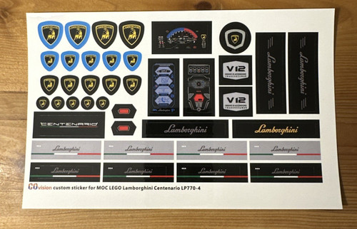 Lego moc lamborghini - lego,