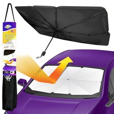 LOGICA Ombrello parasole auto nero