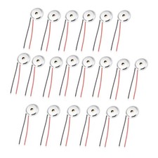 20pz Dischi Piezo Acustici Pickup Trasduttore Microfono Elemento CBG Chitarra 20mm