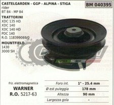 FRIZIONE WARNER TRATTORINO RASAERBA STIGA ALPINA CASTELGARDEN BT84 MP84
