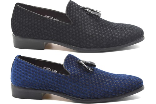 Mocassino uomo nappa velluto