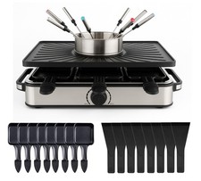 Set 8 Persone Raclette Grill -