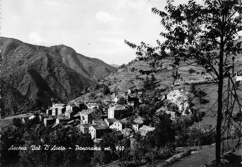 Cartolina ascona val aveto - ascona,