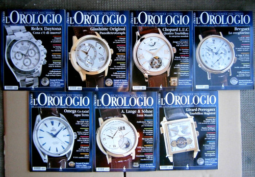 Riviste orologio anno - riviste, 2003-