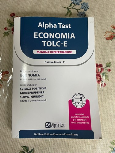 Alpha test economia tolc - test,