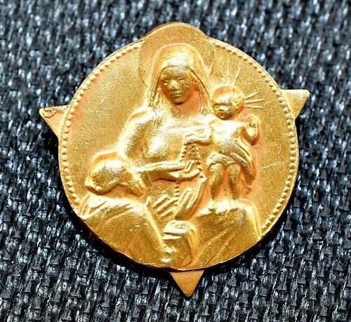 Spilla ciondolo madonna - ciondolo,