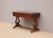Scrittoio tavolo scrivania rettangolare in noce, gambe a 'lira', primi '900!