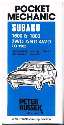 Subaru 1600 1800 berlina - subaru,