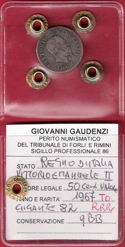 Centesimi 1867 torino - centesimi,