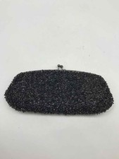 Pochette pochette Santi nera con paillettes usata