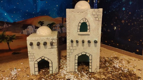 Casette presepio arabo - casette, in