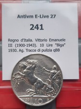 (£)    10 Lire 1930 (Biga) -