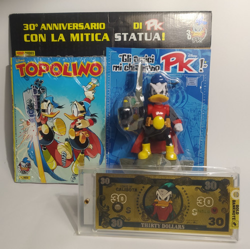 Topolino 3668 con statua di - la,