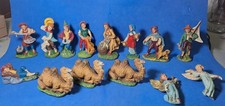 LOTTO 14 STATUINE PRESEPE VINTAGE IN PASTA