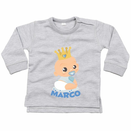 Felpa neonato personalizzata