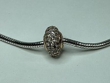 Pandora Essence Rose Gold Confidence Charm Retired 