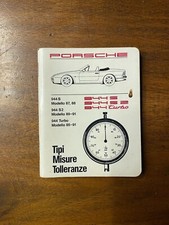 Tipi Misure Tolleranze - Porsche 944 S / 944 S2 / 944 Turbo