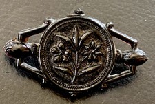 Antico Nero Lutto Spilla -