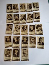 CONCORSO CALZE LUX LOTTO 23 FIGURINE ANNI 30 VINTAGE