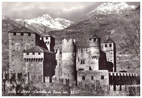 Valle aosta castello fenis - castello,