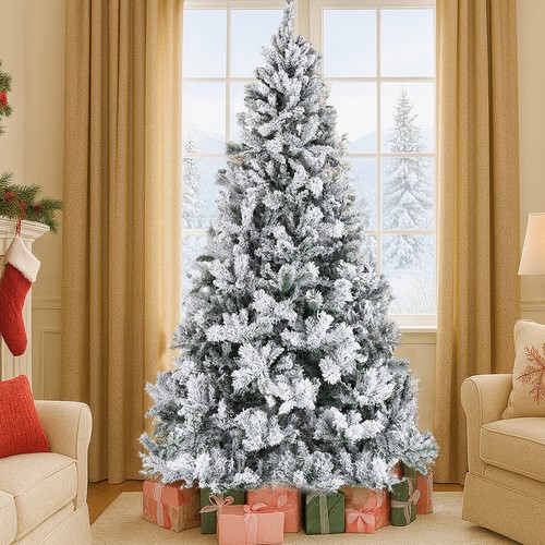 Albero natale innevato - di,