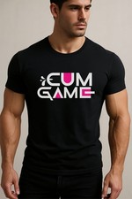 Cum Game T-shirt divertente da