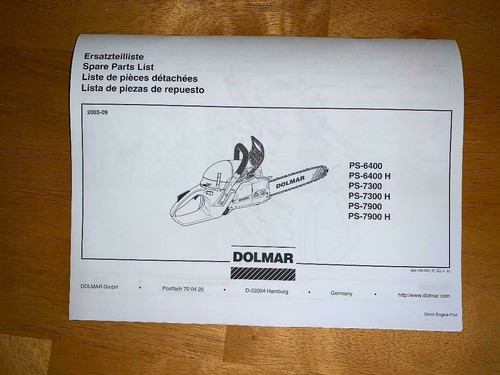 Manuale elenco ricambi