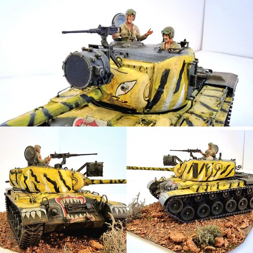 Diorama carro armato m26 - carro,