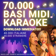 Basi MIDI per KARAOKE Raccolta completa AGGIORNATA ALLE ULTIME 2025  INVIO EMAIL