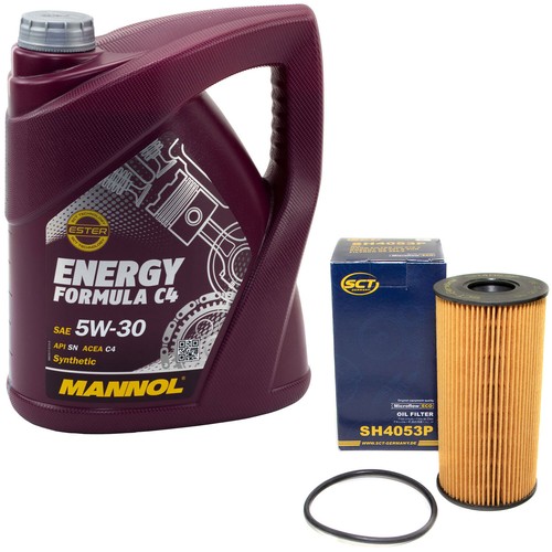 Kit olio motore 5w30 litri - olio, +