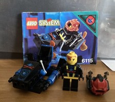 Lego 6115 Scooter d'Acqua con Sub Shark Scout Aquasharks 1995 Vintage Minifig