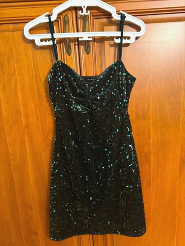Mini abito zara verde - abito,