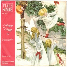 Disco 45 giri FIABE SONORE: PETER PAN 10 versione sceneggiata di Silverio Pisu