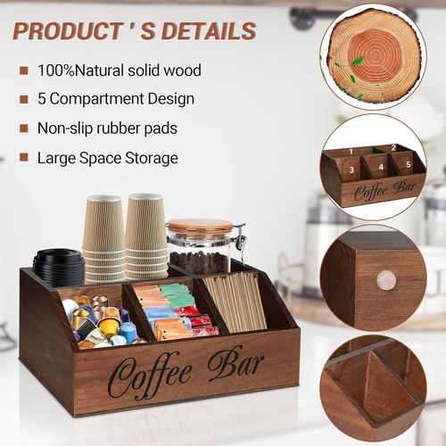 Scatola porta caffè legno - scatola,