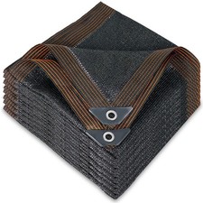 winemana 50% Panno Paralume Nero 10 x 20 FT Telo Rete Resistente con Occhielli Gar...