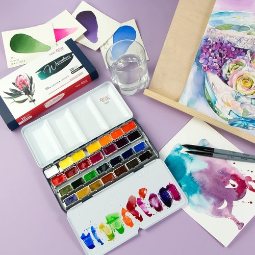 Rosa gallery set pittura - rosa,