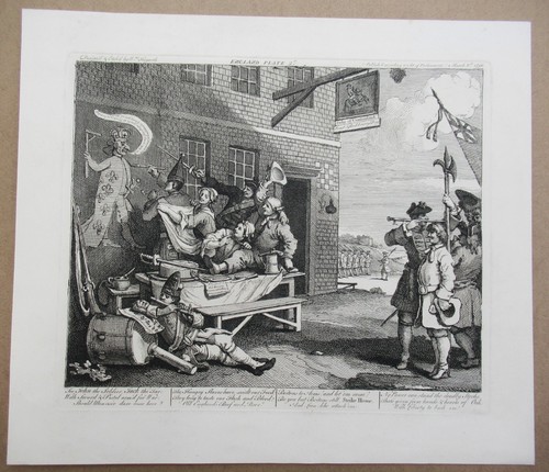 Stampa antica originale incisa